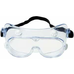 Kính chống văng bắn hóa chất 3M 334 (40660-00000-10) Kiểu bảo vệ: Dust protection, Splash protection; Vật liệu mắt kính: Polycarbonate; Màu sắc mắt kính: Trong suốt; Kích thước mắt kính: Phổ thông; Kiểu khung: Goggle; Màu sắc gọng kính: Trong suốt