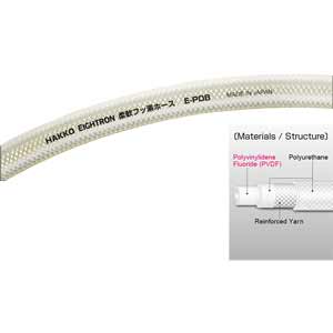 Ống mềm đa năng, gia cường sợi nhựa PVDF HAKKO EIGHTRON E-PDB-32 20m