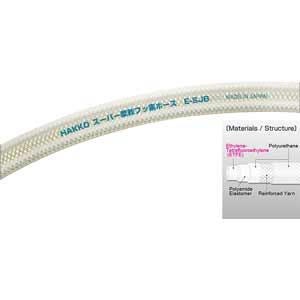 Ống mềm chịu hóa chất, gia cường sợi nhựa ETFE HAKKO EIGHTRON E-SJB-38 20m