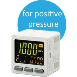 Công tắc áp suất số tích hợp 3 màn hình (cho áp suất dương ngõ ra analog) SMC ISE20A-Y-M-01-JBT