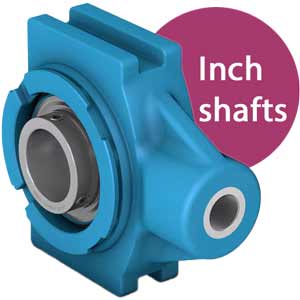 Cụm ổ bi kiểu puli căng bằng composite có ổ bi tự lựa vòng ngoài vòng trong kéo dài trục inch SKF WSTUC 012-TPSS