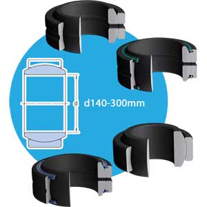 Vòng bi trượt hình cầu xuyên tâm, yêu cầu bảo trì hệ mét d140-300mm SKF GE 300 ES-2RS