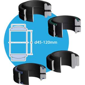 Vòng bi trượt hình cầu xuyên tâm, yêu cầu bảo trì hệ mét d45-120mm SKF GE 110 ESX-2LS