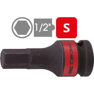 Đầu tuýp chịu lực chuôi bit lục giác 1/2 inch KINGTONY 405512S