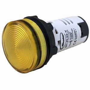 Đèn chiếu sáng tủ điện MASTER MT-PL22-A 220VAC Round flush; 220VAC; D22; Đèn led; Màu hổ phách