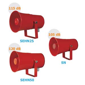 Còi điện cảnh báo QLIGHT SEHN50-WS-220