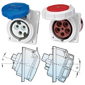 Ổ cắm xiên gắn panel CHINT NTC1-532AXS6h/415VW