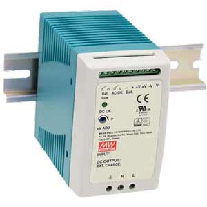 Nguồn 100W một ngõ ra kèm bộ sạc pin (chức năng UPS) MEAN WELL DRC-100A