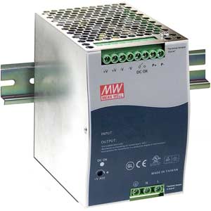 Bộ nguồn 480W điều chỉnh hệ số công suất và vận hành song song MEAN WELL SDR-480P-48 Nguồn cấp: 100...240VAC; Số đầu ra: 1; 48VDC; 10A; 480W; Lắp thanh ray DIN