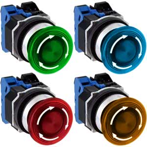 Công tắc dừng khẩn hình nấm ấn khóa xoay mở 24V IDEC AVLD32220DNS