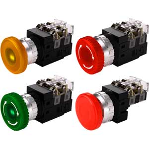 Công tắc dừng khẩn cấp có đèn HANYOUNG CRA-25RDR