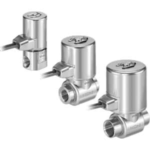 Van điện từ 2 cổng tác động trực tiếp thân inox SMC JSX11-SE201R-5G