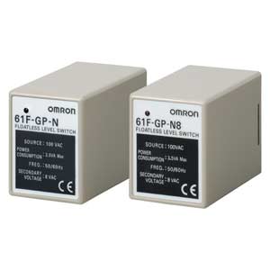 Bộ điều khiển mức OMRON 61F-GP-N AC110 110VAC; SPST (NO); 1A at 250VAC, 3A at 250VAC