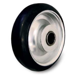 Bánh xe đẩy tải trung bình ETHOS PRZ 130x38 Đường kính bánh xe: 130mm; Khả năng chịu tải: 240Kg; Kiểu dáng bánh xe: Rounded; Vật liệu bánh xe: Polybutadiene elastic rubber; Màu bánh xe: Gray; Đường kính trục xoay: 20mm
