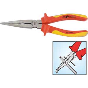 Kìm mũi dài vàng cam KINGTONY 6318-08A