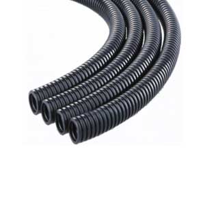 Ống đàn hồi (loại tự chống cháy chịu va đập cao) SP-SINO SP 9016CH/BK Cỡ ống luồn dây điện : 16mm; 50m; Polyvinyl chloride (PVC); Black; Cấu trúc: Corrugated