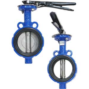 Van bướm wafer tay cầm nhôm CHINA VBTG-C-AL-DN80