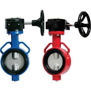 Van bướm đồng tâm dạng wafer và bánh vít SHINYI WBGS-0065-A1-D2B (DN65)