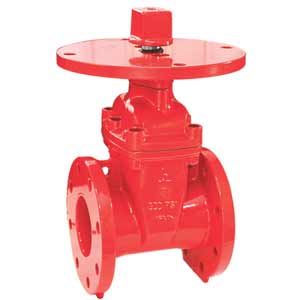 Van cổng FM/UL lá van bọc cao su ty chìm nắp chụp SHINYI FNCX-0300-A1-D2R (DN300)