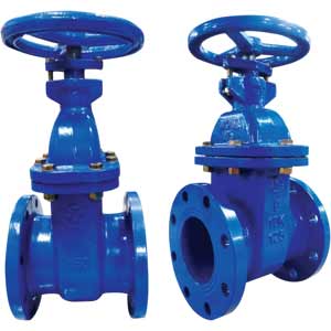 Van cửa tay vặn mặt bích bằng gang thân ghép nối WONIL WGN-10-80A