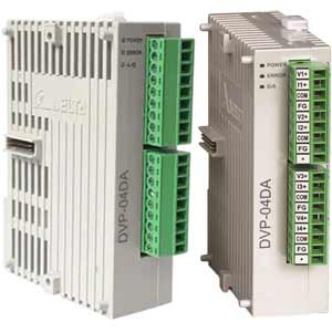 Mô đun ngõ ra analog cao tốc gắn bên trái PLC DELTA DVP04DA-SL