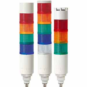 Đèn tháp LED D70mm lập trình IO-Link QLIGHT QTG70L-IOL-HBZ-1-24-R