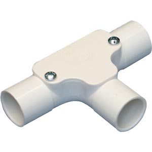 Cút chữ T SP-SINO E246/40 Kích cỡ : 40mm; Nhựa PVC; Kiểu nối với ống: Đẩy vào; Ứng dụng: Ống nhựa cứng luồn dây điện