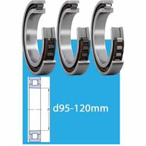 Ổ bi đũa một dãy siêu chính xác d95-120mm SKF N 1022 KTNHA/HC5SP
