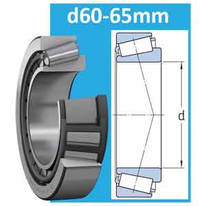 Ổ côn một dãy hệ mét d60-65mm SKF 30212 J2/Q