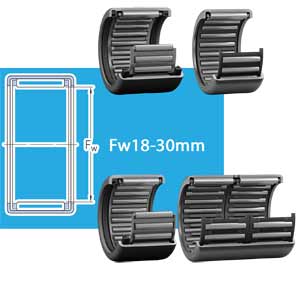 Ổ bi kim vỏ dập hở hai đầu Fw18-30mm SKF HK 3038