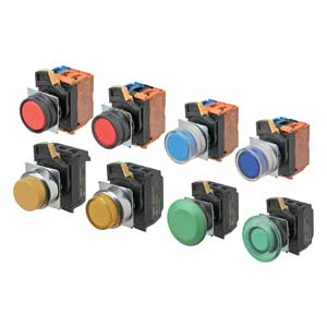 Nút ấn đường kính 22mm OMRON A22NN-BPA-NBA-P111-NN