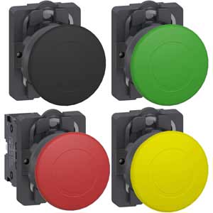 Nút nhấn nhả đầu nấm D22 SCHNEIDER XA2AC42