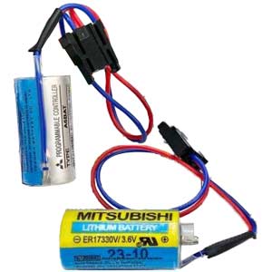 Pin nuôi nguồn lắp cho PLC MITSUBISHI ER17330V/3.6V 3.6VDC; 1.7Ah; Kiểu đấu nối: Plug; Thiết bị tương thích: Mitsubishi PLC, Mitsubishi Servo; Bố cục pin: Single; Số pin: 1; Cấu hình pin: 1 High x 1 Wide