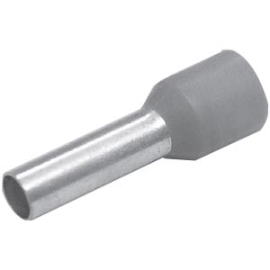 Vòng đệm bọc dây cách điện NICHIFU NF 0.75-10 Gray Dùng cho dây mềm: 0.75mm², 20AWG; Lớp cách điện: Yes; Gray; Chiều dài phần cho dây vào: 10mm; Copper; Chiều dài tổng thể: 16mm