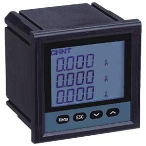 Đồng hồ đa năng 3 pha kỹ thuật số màn LCD CHINT PD666-8S3 380V 5A 
