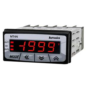 Đồng hồ đo đa năng AUTONICS MT4N-DA-43 Màn hình LCD; Nguồn cấp: 100...240VAC; Thông số đo lường: Scaling; Dải hiển thị: -1999...9999; Đơn vị hiển thị: Customized; Kích thước lỗ cắt: W45xH22.2mm