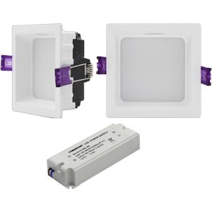 Đèn LED âm trần vuông cao cấp PARAGON PRDPP157L12 (3000K)