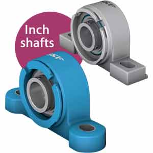 Gối đỡ vòng bi composite hai nửa trục hệ inch - cụm ổ và gối SKF P2BC 100-TPSS