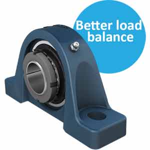 Cụm ổ bi hai nửa chịu nhiễm bẩn SKF UKP 211 K/H