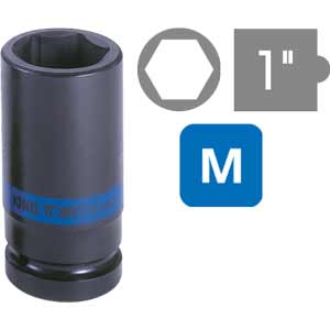 Đầu khẩu cho máy siết bulông hệ mét lục giác dài KINGTONY 843536M