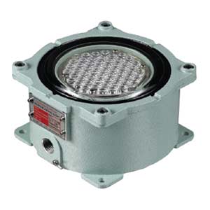 Đèn LED cảnh giới chống nổ QLIGHT SSEL-24-B 24VDC; Xanh da trời; Bóng LED; Hình dạng Lens: Hình tròn