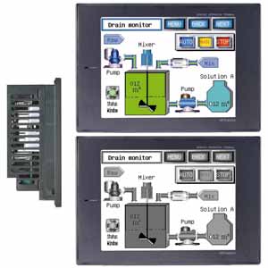 Màn hình HMI 6 inch nhóm mã A95 nhiều cổng kết nối MITSUBISHI A956GOT-TBD-M3