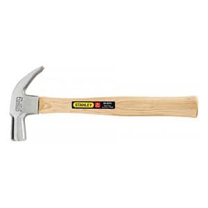 Búa nậy đinh tay cán gỗ 51-2 series STANLEY 51-271 Claw/Nail Hammer; 450g; Chất liệu đầu búa: Steel; Chất liệu mặt búa: Steel; Round; Smooth