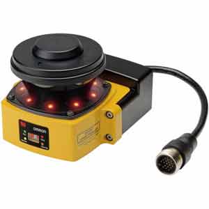 Máy quét laser an toàn OMRON OS32C-BP VER2 3m; Góc quét: Ngang 270°; Tần số quét: 6ms; Thời gian phản hồi: 40ms; Độ phân giải góc: 0.4°; 24VDC