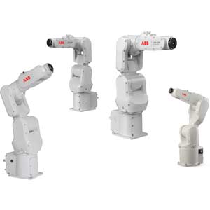 Robot khớp nối loại nhỏ ABB IRB 1100-4/0.58 Kiểu: Robot khớp nối; Số trục: 6; Tải trọng tối đa: 4kg; Tầm với chiều dọc: 927mm; Tầm với chiều ngang: 580mm