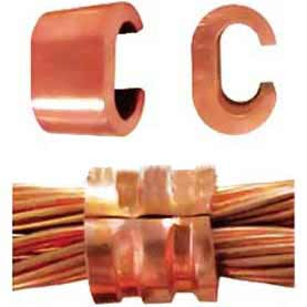 Kẹp C cho hệ thống chống sét CVL CC70-70 Material: Copper; Cable size - Run: 70 - 70mm²; Cable size -  Tap: 70...35mm²; Standard: TCVN 9385: 2012 (BS 6651 : 1999)