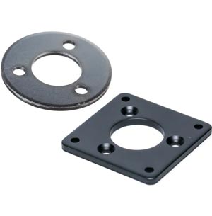 Mặt bích encoder OMRON E69-FBA02 Material: Plastic; Surface treatment: Zinc - plated; Aplicable encoder model: E6B2-C; Shape: Round; Dimension: D46xt3.2mm; Hole diameter:  20.2mm; Attached screw: Three phillips screws M3x10; Servo mounting bracket provided: E69-2 (3pcs)